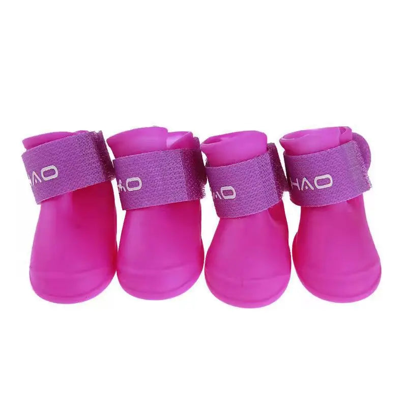 Soft Silicone Pet Rain Shoes