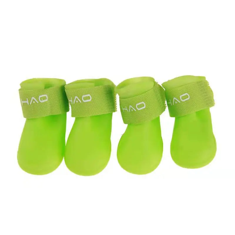 Soft Silicone Pet Rain Shoes