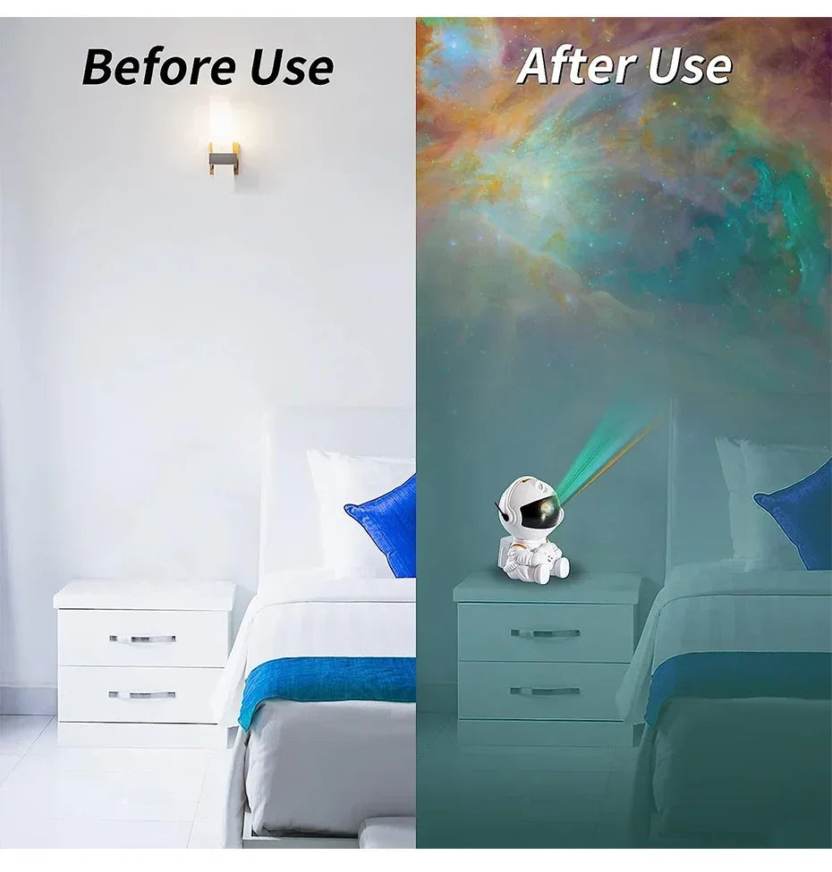 SULTAN Star Projector Galaxy Night Light Astronaut