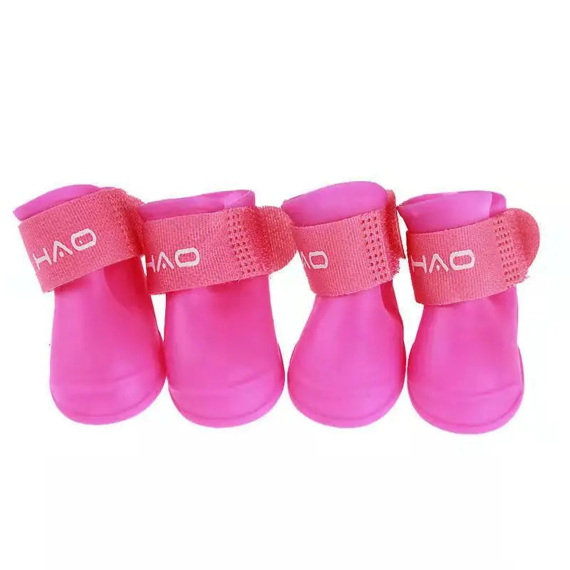 Soft Silicone Pet Rain Shoes