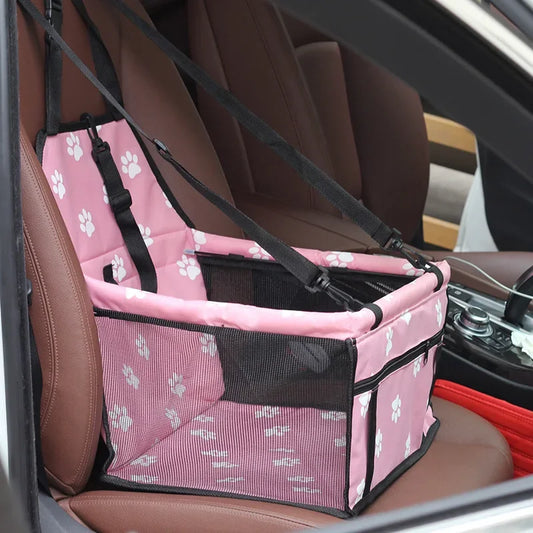 Dog/Cat Car Seat Cushion with Waterproof Hanging Bag