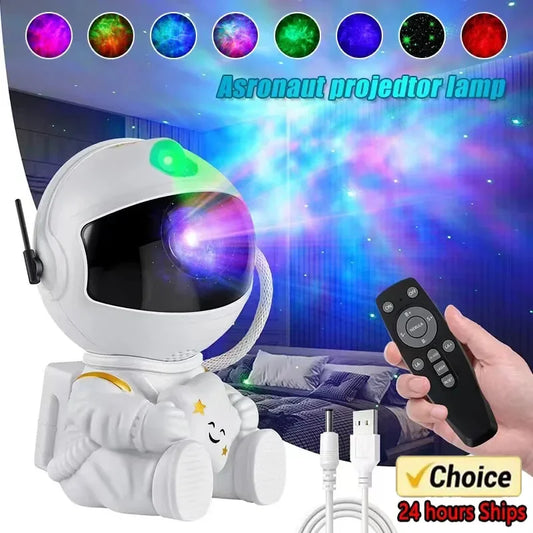 SULTAN Star Projector Galaxy Night Light Astronaut